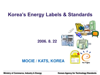 Korea’s Energy Labels & Standards