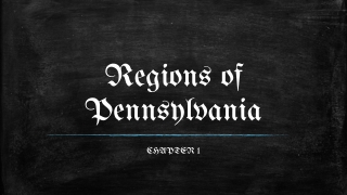 Regions of Pennsylvania