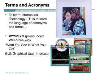 Terms and Acronyms
