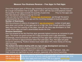 Measure Your Business Revenue – Free Apps Vs Paid Apps