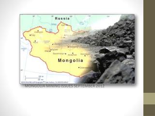 MONGOLIA MINING ISSUES SEPTEMBER 2012