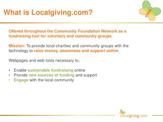 What is Localgiving.com ?