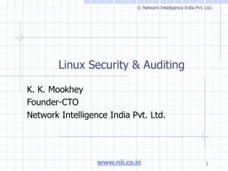Linux Security & Auditing