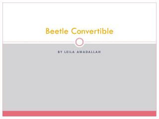 Beetle Convertible