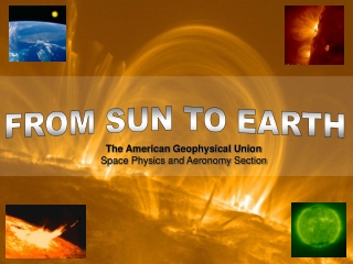 The American Geophysical Union Space Physics and Aeronomy Section