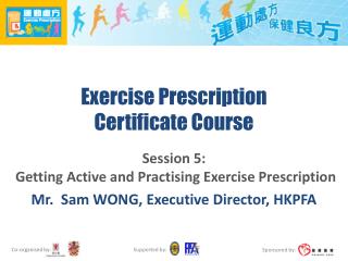 Exercise Prescription Certificate Course