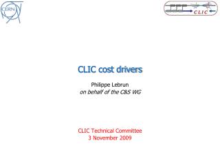 CLIC cost drivers