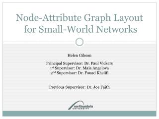 Node-Attribute Graph Layout for Small-World Networks