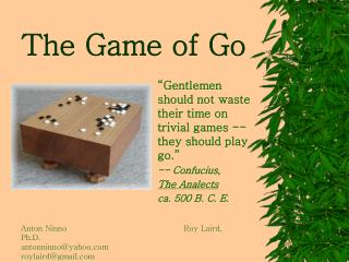 The Game of Go