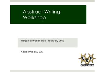 Abstract Writing Workshop