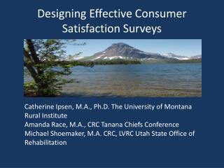 Designing Effective Consumer Satisfaction Surveys