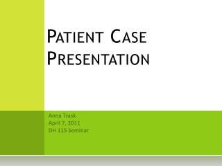 best case presentation ppt