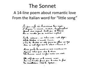 The Sonnet
