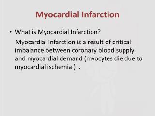 PPT - Case study 1: acute myocardial infarction PowerPoint Presentation ...