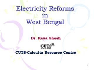 Electricity Reforms in West Bengal