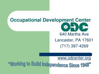 Occupational Development Center