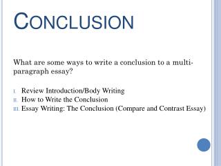 conclusion writer tool