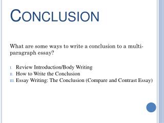 conclusion of oral presentation example