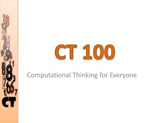 CT 100