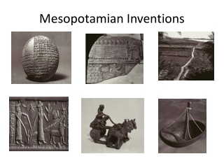 Mesopotamian Inventions