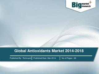 Global Antioxidants Market 2014-2018