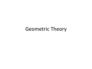 Geometric Theory