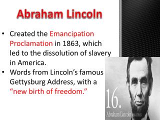 abraham lincoln the emancipation proclamation abraham lincoln the emancipation proclamation