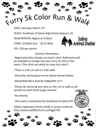 Furry 5k Color Run & Walk