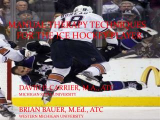 MANUAL THERAPY TECHNIQUES FOR THE ICE HOCKEY PLAYER