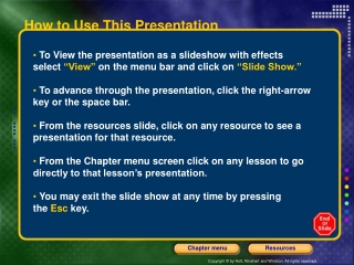 How to Use This Presentation