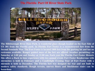 The Florida State park- Virtual Vacation -2012