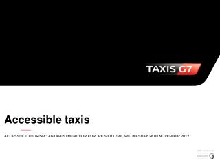 Accessible taxis