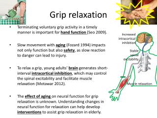 Grip relaxation