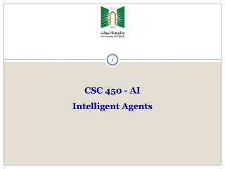 CSC 450 - AI Intelligent Agents