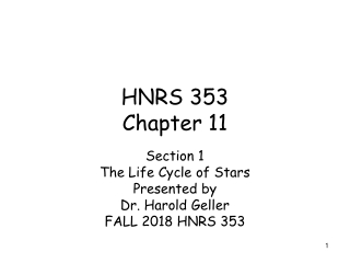 HNRS 353 Chapter 11