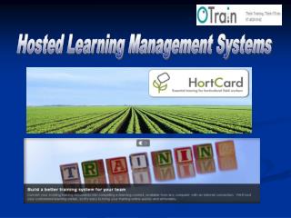 Hosted Learning Management Systems