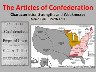 what were some strengths and weaknesses of the articles of confederation