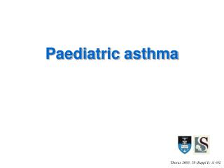 Paediatric asthma