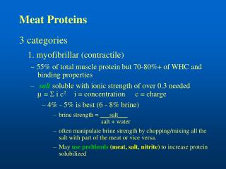Meat Proteins
