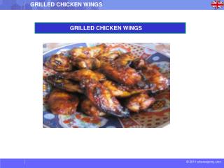 GRILLED CHICKEN WINGS