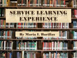 Service Learning Experience