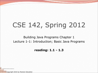 CSE 142, Spring 2012