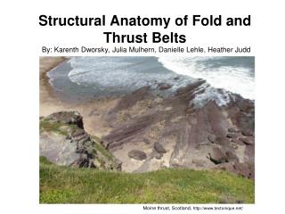 PPT - Structural Anatomy of Fold and Thrust Belts PowerPoint ...