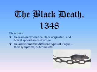 The Black Death, 1348