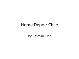Home Depot: Chile
