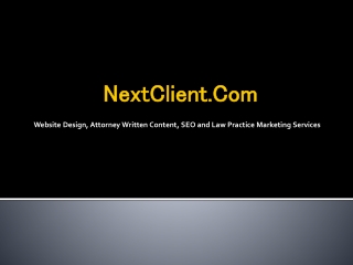 Firm for designing a Legal Website