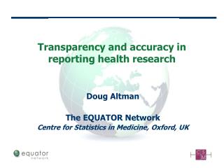 Transparency and accuracy in reporting health research