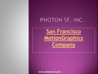 San Francisco Motion Graphics Company