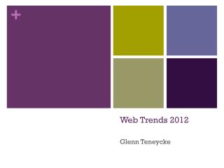 Web Trends 2012