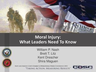 Moral Injury: What Leaders Need To Know